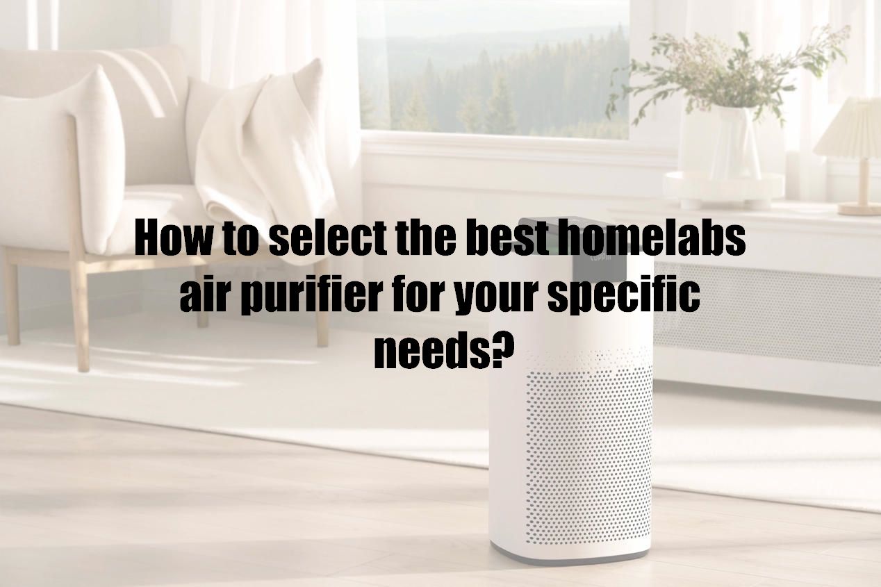 How to select the best homelabs air purifier for your specific needs?
